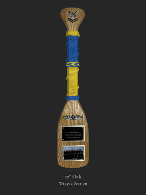 22" Oak, Wrap: 2 Section