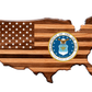 United States of America Wooden Wall Art