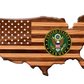 United States of America Wooden Wall Art