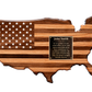 United States of America Wooden Wall Art