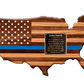 United States of America Wooden Wall Art