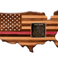 United States of America Wooden Wall Art