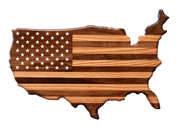 United States of America Wooden Wall Art