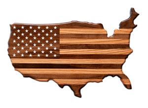 United States of America Wooden Wall Art