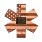 American Flag EMT Star of Life