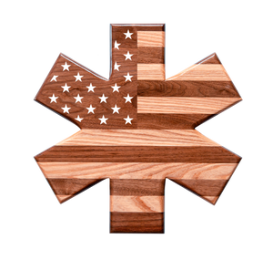 American Flag EMT Star of Life