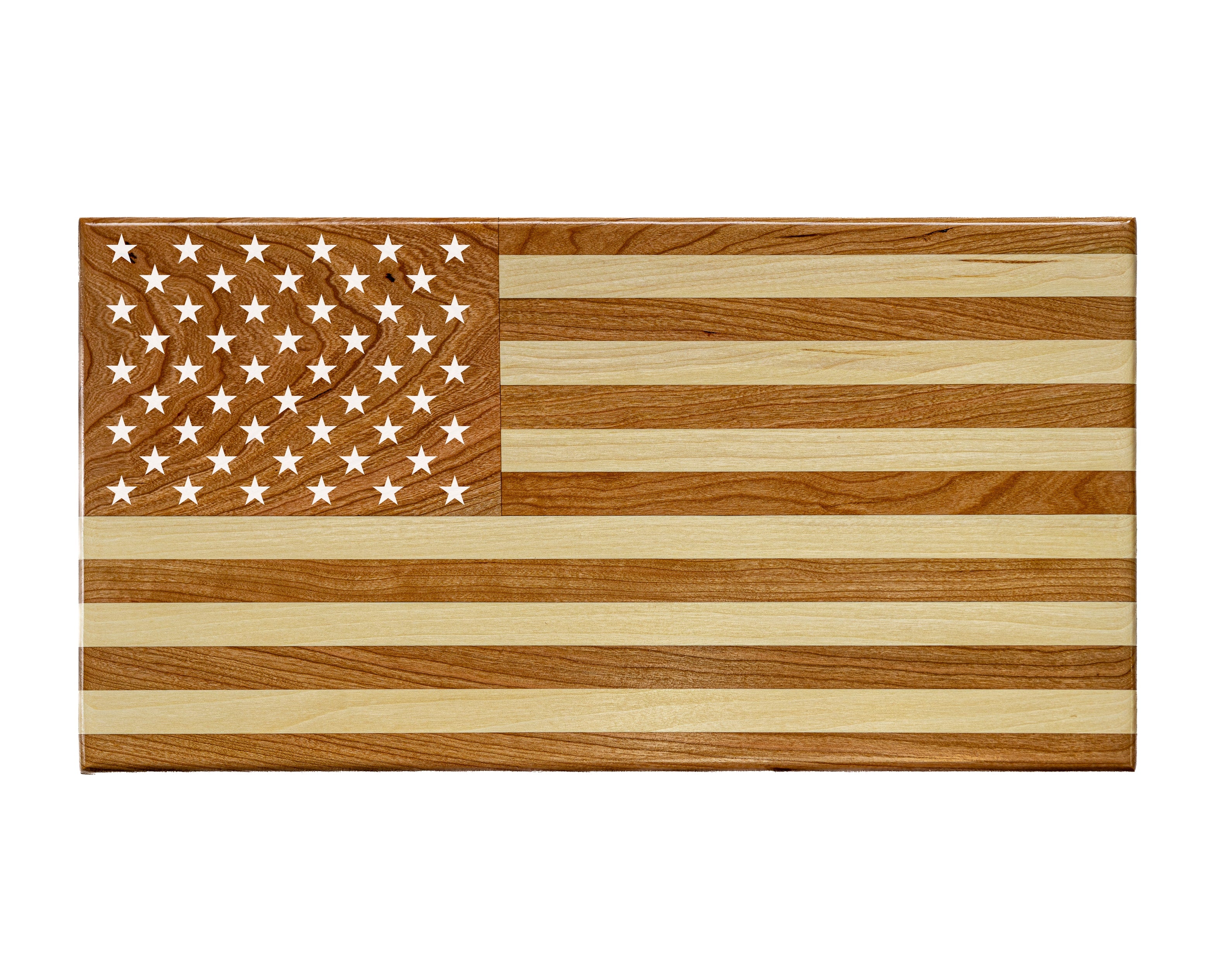 Personalized Wooden American Flag