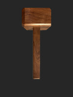 Walnut wooden hammer