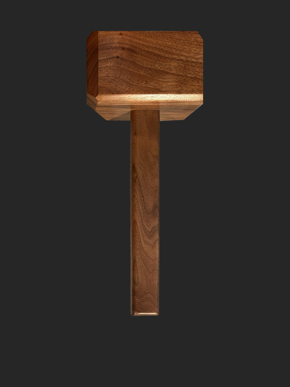 Walnut wooden hammer