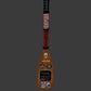 Cherry personalized paddle with American Flag with Lettering wrap