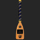 2.5' Natural Pine personalized paddle with Nautical Spiral wrap