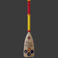 3' Natural Pine personalized paddle with USMC wrap