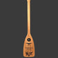 2.5' Natural Pine personalized paddle with no wrap
