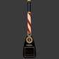 2.5' Black Pine personalized paddle with Old Glory wrap