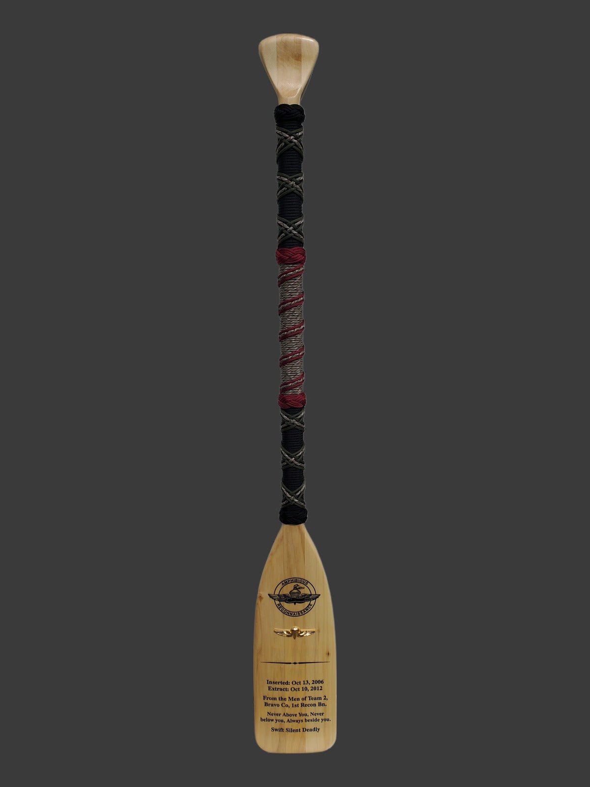 4ft & 5ft Softwood Pine Personalized Paddle