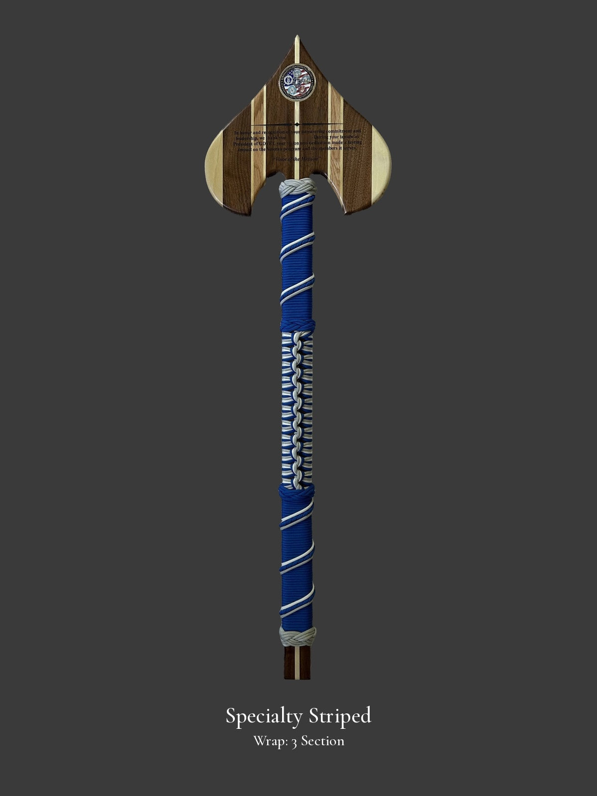 Personalized SOCOM Spear, Specialty Striped, 3 Section wrap