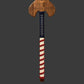 Personalized SOCOM Spear, Walnut, American Flag with Red Braid wrap