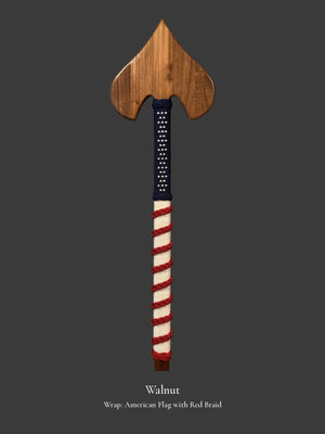 Walnut - Wrap: American Flag with Red Braid