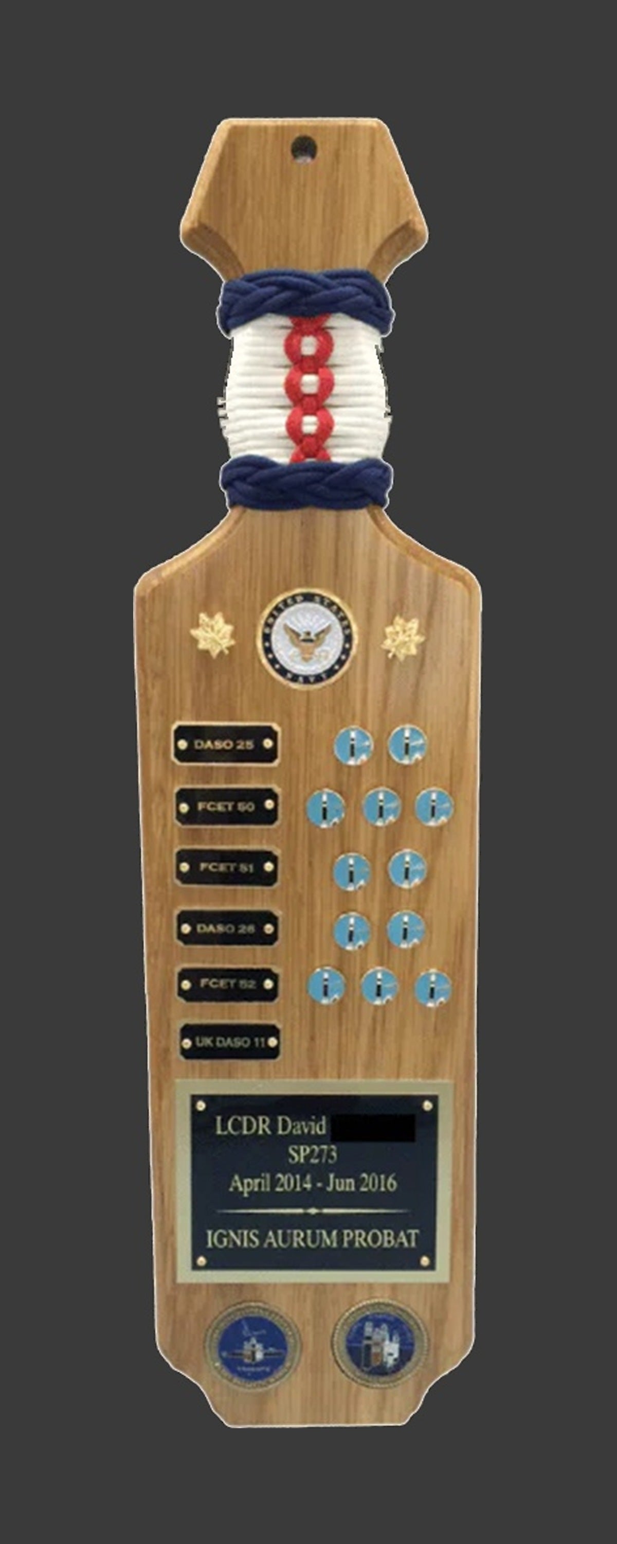Personalized Fraternity Paddle
