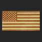 Personalized Wooden American Flag