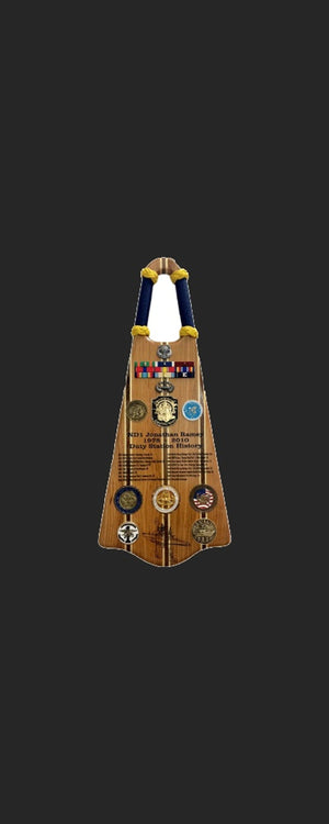 Personalized Wooden Fin